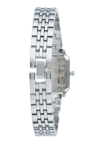 Reloj de cuarzo de metal aleado - Plateado