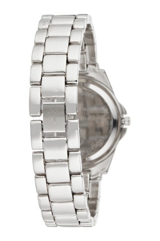 Reloj de cuarzo de acero - Plateado