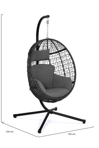 Fauteuil œuf suspendu - 100 x 100 x 196 cm