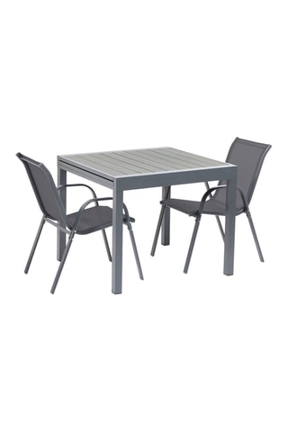 Table de jardin extensible en polywood - 90/180cm