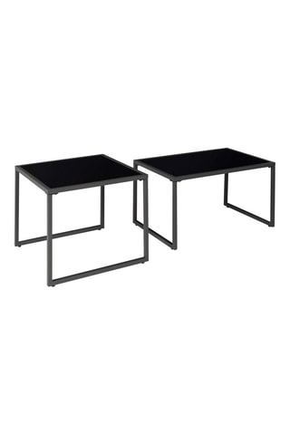 Salon de jardin en acier et verre Tropéa