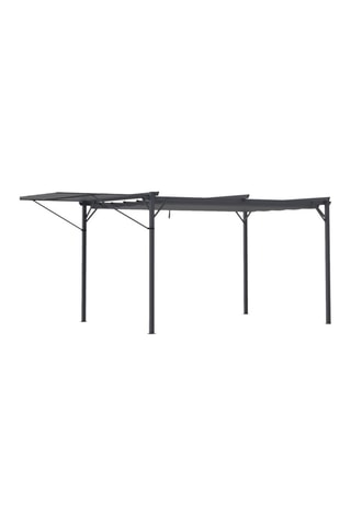 Pergola avec toit rétractable et inclinable Marina - Anthracite