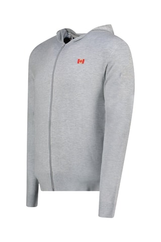 Cárdigan con capucha Felinoodeak - Gris claro