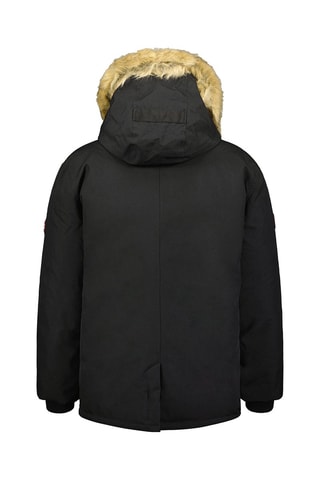 Parka con capucha Claudeak - Negro