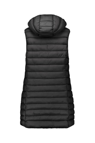 Chaleco largo con capucha Vatikamapeak - Negro