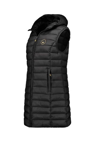 Chaleco largo con capucha Vatikamapeak - Negro