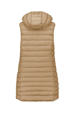 Chaleco largo con capucha Vatikamapeak - Topo