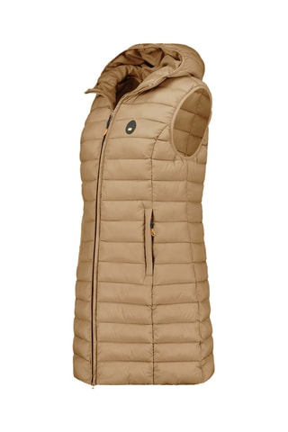 Chaleco largo con capucha Vatikamapeak - Topo