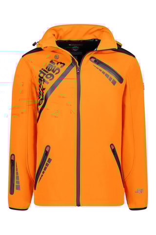 Chaqueta con capucha Softshell Twopaceak - Naranja