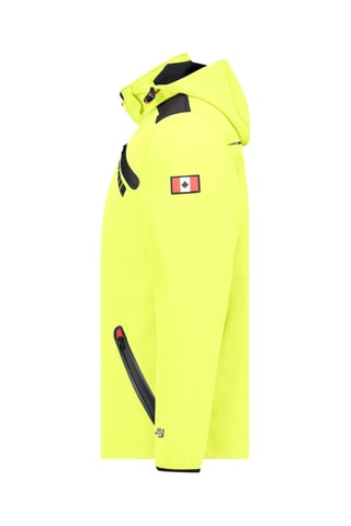 Chaqueta con capucha Softshell Twopaceak - Amarillo