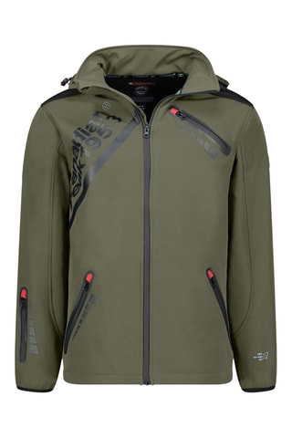 Chaqueta con capucha Softshell Twopaceak - Caqui