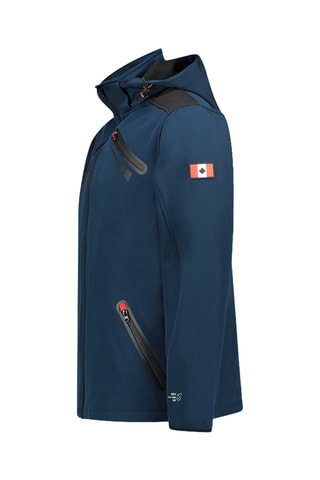 Chaqueta con capucha Softshell Twopaceak - Azul marino