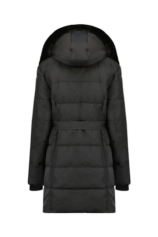 Lange Gewatteerde Jas met Capuchon Bettineak  - 