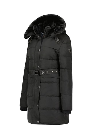 Lange Gewatteerde Jas met Capuchon Bettineak  - 