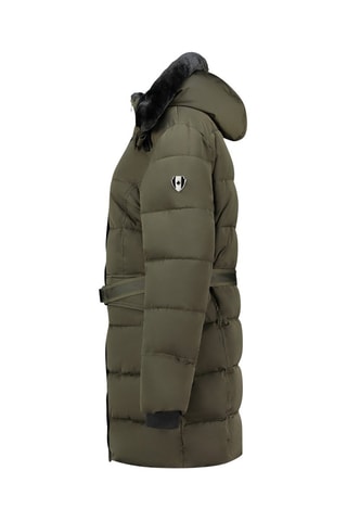 Lange Gewatteerde Jas Bettineak  - Kaki