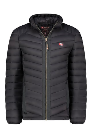 Anorak regular fit con capucha Carliteak - Negro