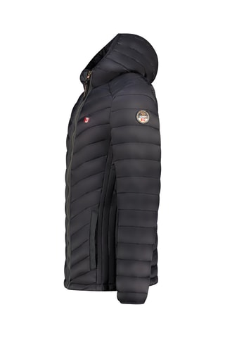 Anorak regular fit con capucha Carliteak - Negro