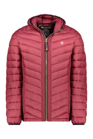 Anorak regular fit con capucha Carliteak - Burdeos