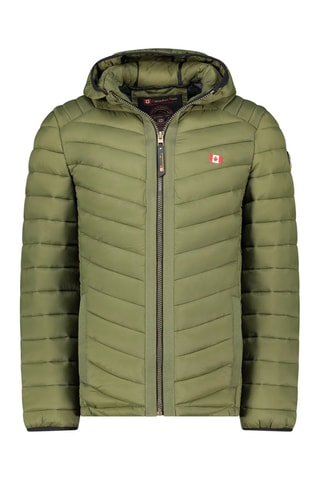Anorak regular fit con capucha Carliteak - Verde