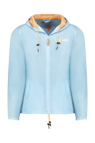 Chaqueta con capucha Boateak - Celeste