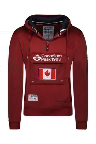 Sudadera con capucha Galapagos - Burdeos