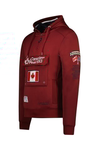 Sudadera con capucha Galapagos - Burdeos