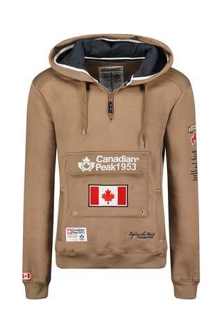 Sudadera con capucha Galapagos - Topo