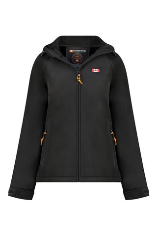 Chaqueta con capucha Tamilaloreak Softshell - Negro