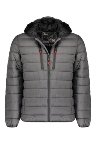 Anorak con capucha Alareak - Gris y negro