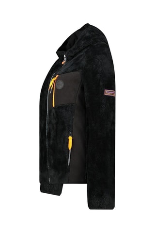 Chaqueta polar con capucha Toscaneak - Negro
