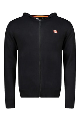 Cárdigan con capucha Felinoodeak - Negro