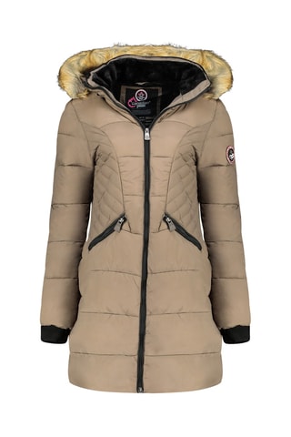 Gewatteerde Jas  - Taupe