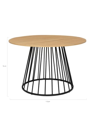 Mesa de comedor Adelle - 110 x 110 x 75 cm