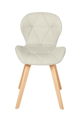 4 sillas Gatsby - 
Beige y natural