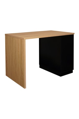 Isla central - Imitación madera y negro