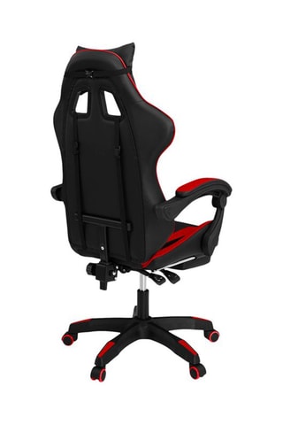 Silla con ruedas - Negro y rojo