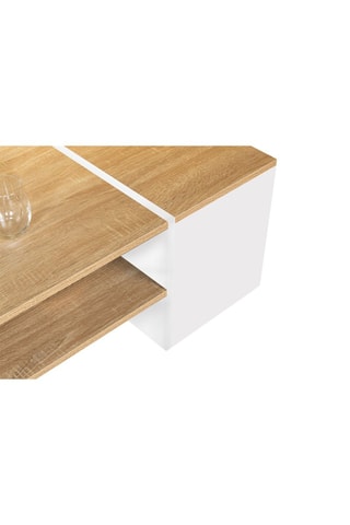 Mesa de centro con arcón Zoe - Blanco