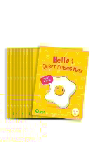 10 Gezichtsmaskers Hello - Alle huidtypes - 10 x 25 ml