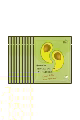 10 Biogel Oogpatches Detox - Karité- en Avocadoboter - 10 x 3 g