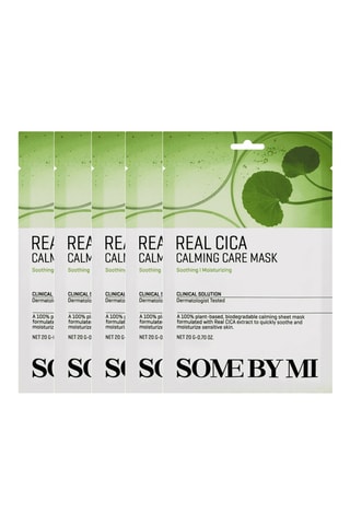 5 Verzachtende Gezichtsmaskers met Cica - 5 x 20 g