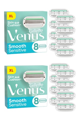 8 lames rasoir de rechangL Venus Smooth Sensitive