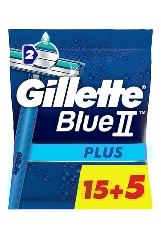 2 x 20 rasoirs jetables Blue II Plus - Gilette