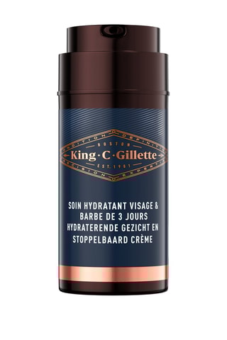3 x Soin hydratant visage et barbe de 3 jours King C. Gillette - 100 ml