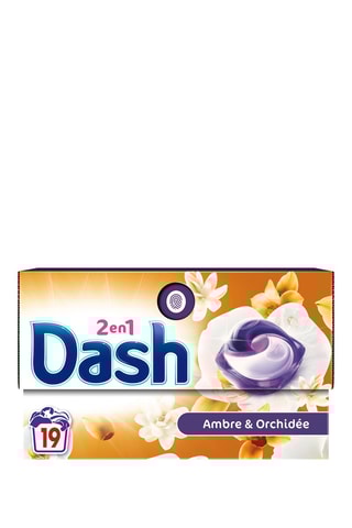2 x Capsules Pods Ambre et Orchidée - Dash - 19 lavages
