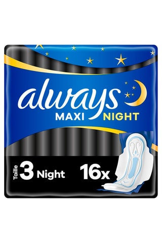 3 x 16 serviettes hygiéniques Always - Maxi night - Taille 3