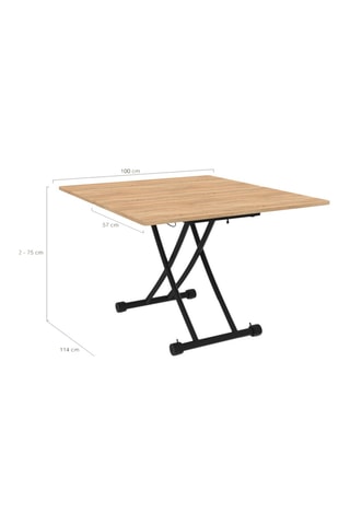 Table ajustable Tribeca - 100 x 57-114 x 22-75 cm