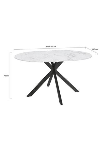 Table extensible Soline - 110/150 x 76 x 110 cm