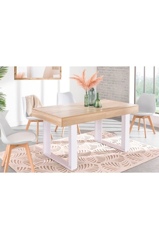 Table extensible Brixton - 160/200 x 75 x 80 cm