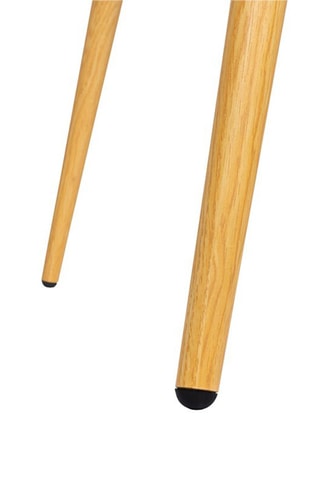 Table Sally - Imitation bois et blanc