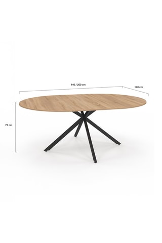 Table extensible Soline - 140/200 x 75 x 140 cm